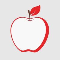 äpple ikon logotyp klämma konst vektor illustration