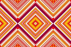 nahtlos Stoff Muster, abstrakt geometrisch Dreieck Welle Zickzack- Ikat Stamm. Indigo Weiß zum drucken Textilien, Teppiche, Stoffe. vektor