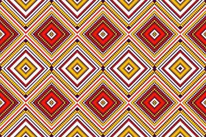 sömlös design mönster, traditionell geometrisk blomma sicksack- mönster jul gul gul grön vit vektor illustration design, abstrakt tyg mönster, aztec stil för skriva ut textilier