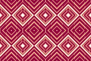 aztekisch Stammes- geometrisch Vektor Hintergrund im schwarz rot Gelb Weiß nahtlos Streifen Muster. traditionell Ornament ethnisch Stil. Design zum Textil, Stoff, Kleidung, Vorhang, Teppich, Ornament, Verpackung.