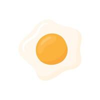 friterad ägg ikon vektor illustration