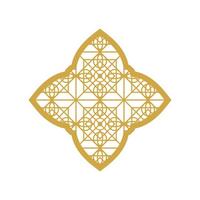 arabicum islamic mönster båge ram. islamic gyllene ram former. ramadan fönster med prydnad. vektor orientalisk dekoration design. muslim årgång gräns för design. indisk dekoration i orientalisk stil.