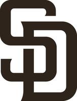 Logo von das san Diego Padres Haupt Liga Baseball Mannschaft vektor