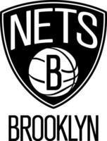 Logo von das Brooklyn Netze Basketball Mannschaft vektor