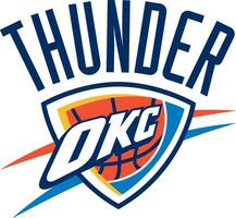Logo von das Oklahoma Stadt Donner Basketball Mannschaft vektor