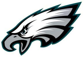 de logotyp av de philadelphia eagles amerikan fotboll team av de nationell fotboll liga vektor