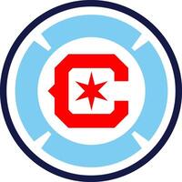 Logo von das Chicago Feuer Haupt Liga Fußball Fußball Mannschaft vektor