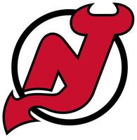 logotyp av de ny jersey djävlar nationell hockey liga team vektor