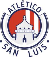 Logo von das atletico san Luis liga mx Fußball Mannschaft vektor