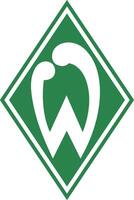 Logo von das werder Bremen Bundesliga Fußball Mannschaft vektor