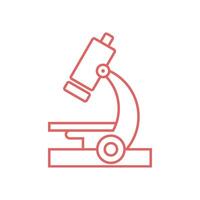 Mikroskop Symbol Vektor Vorlage Illustration Design