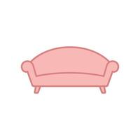 soffa soffa ikon vektor mall illustration design