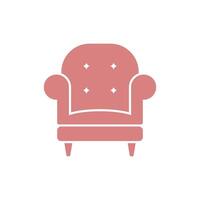Sofa Couch Symbol Vektor Vorlage Illustration Design