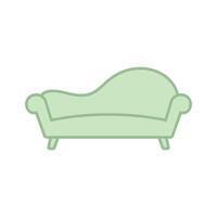 Sofa Couch Symbol Vektor Vorlage Illustration Design