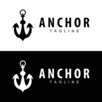 hav fartyg vektor ikon symbol illustration enkel hav ankare logotyp design