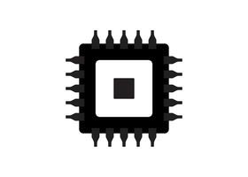 mikrochip ikon design vektor