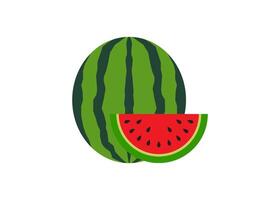 Wassermelone Symbol Design Vektor