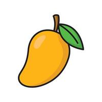 mango ikon vektor design mall enkel och rena
