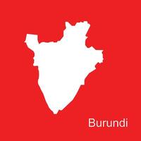 Burundi Karte Symbol Vektor