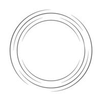 kreisförmig runden Rahmen Logo vektor