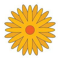 Sonnenblume Symbol Symbol vektor