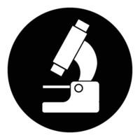 Mikroskop-Symbolvektor vektor