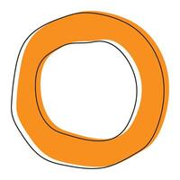 munk cirkel geometrisk ikon vektor