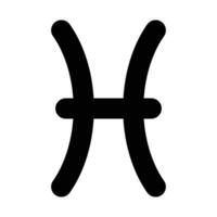 pisces zodiaken ikon symbol vektor
