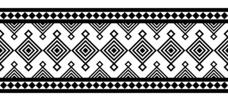 etnisk gräns prydnad vektor illustration. geometrisk etnisk orientalisk sömlös mönster. inföding amerikan mexikansk afrikansk indisk stam- stil. design gräns, textil, tyg, Kläder, matta, batik.