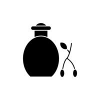 Olive Öl Konzept Linie Symbol. einfach Element Illustration. Olive Öl Konzept Gliederung Symbol Design. vektor