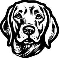 Labrador Retriever, minimalistisch und einfach Silhouette - - Vektor Illustration