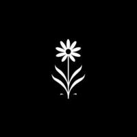Geburt Blume - - minimalistisch und eben Logo - - Vektor Illustration