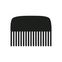 hår hårkam ikon vektor. frisyr illustration tecken. barberare affär symbol. frisör logotyp. vektor