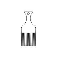 Haar Kamm Symbol Vektor. Frisur Illustration unterzeichnen. Barbier Geschäft Symbol. Friseur Logo. vektor