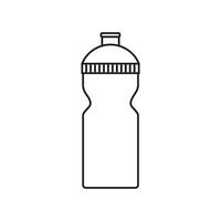 Sport Flasche Symbol Vektor. Flasche Illustration unterzeichnen. Sport Symbol. Wasser Logo. vektor