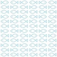 Strand Fisch nahtlos Muster, Textur Muster vektor