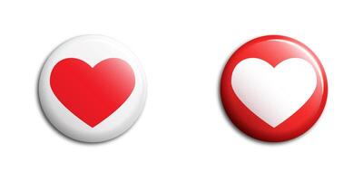 hjärta ikon. kärlek form symbol. valentine design tecken i vektor platt stil.
