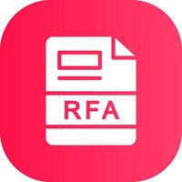 rfa kreativ ikon design vektor