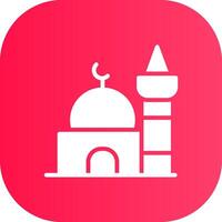 Moschee kreatives Icon-Design vektor