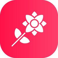 kreatives Icon-Design mit Blumen vektor