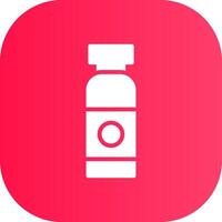 Wasserflasche kreatives Icon-Design vektor