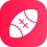 Rugby kreativ Symbol Design vektor