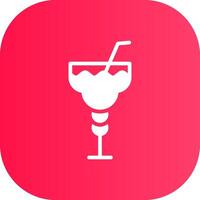 kreatives Icon-Design für Cocktails vektor