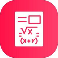 Mathe kreatives Icon-Design vektor