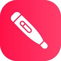 Thermometer kreatives Icon-Design vektor