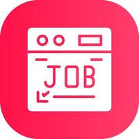 Job kreatives Icon-Design vektor