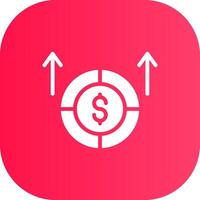 Cashflow kreatives Icon-Design vektor