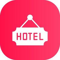 Hotel kreatives Icon-Design vektor