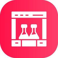 Chemie kreatives Icon-Design vektor