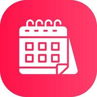 Kalender kreatives Icon-Design vektor